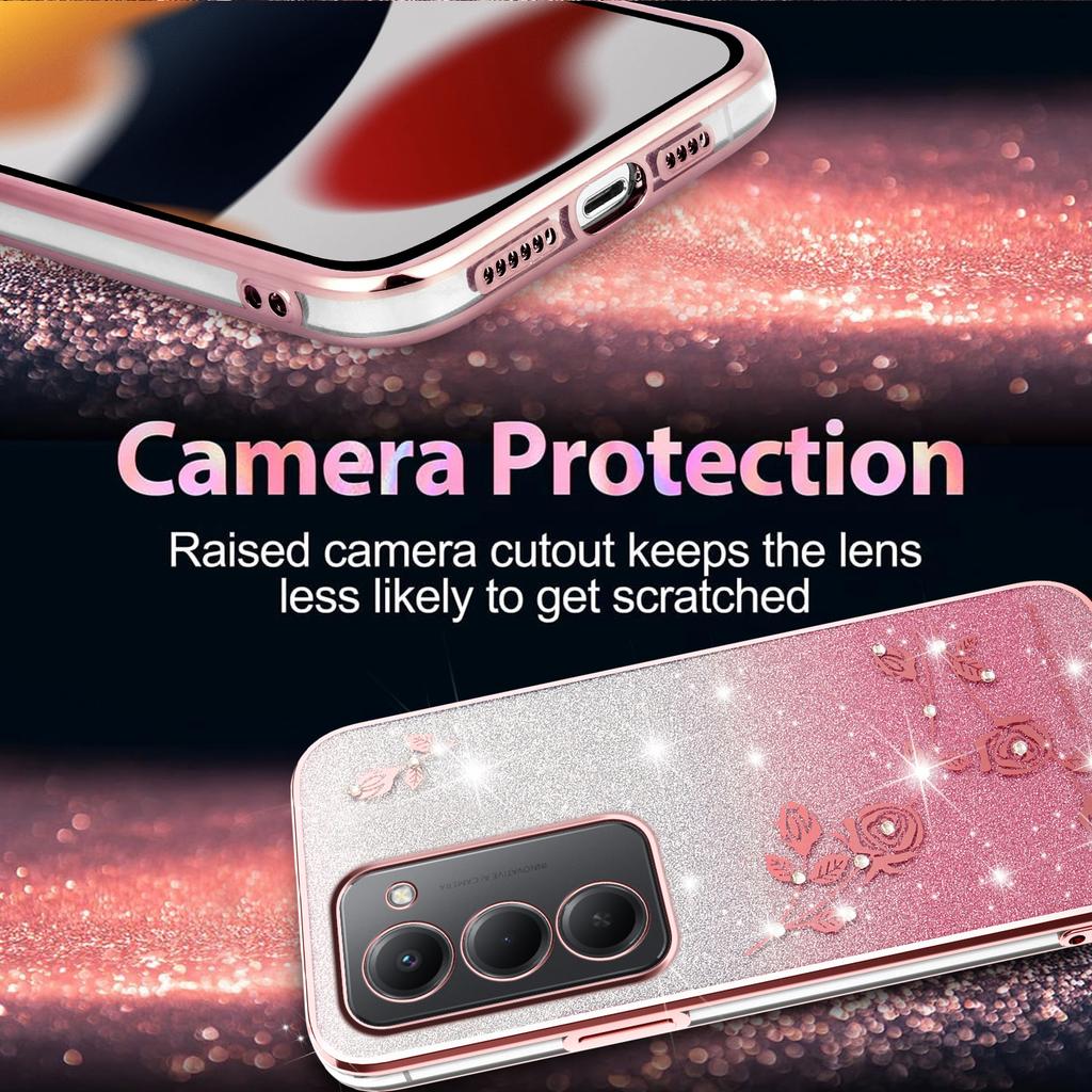 For Xiaomi Redmi 15 4G (EU) (171mm) Case Flower TPU Flexible Gradient Phone Cover