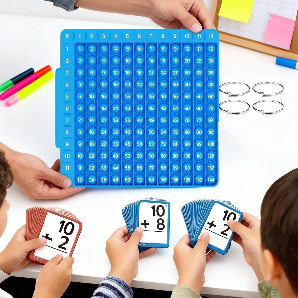Maths Flash Cards Maths Board Multiplication Flash Cards Maths Hand Calculator Maths Games Toys for Kids increase intelligence