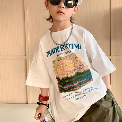 Summer Children's Dressy Loose Tops Girls Summer Dresses