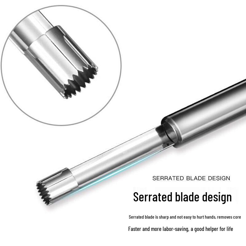Apfel- und Fruchtausstecher aus Edelstahl mit Samenentferner