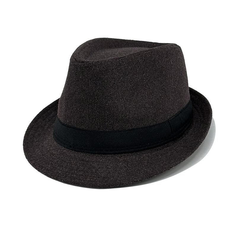 Elegant Jazz Bowler Hat For Men With Cotton Polyester Blend And Sunshade