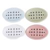 Zenidoo Classic Rectangle Silicone Soap Drain Box Stand Bathroom Supplies Household Convenient Laundry Brush Soaps Tray