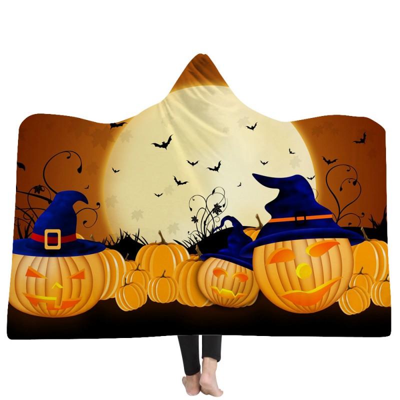 Hooded Blanket Adults Cozy Throw Super Soft Fleece Warm Winter Nap Home Decor