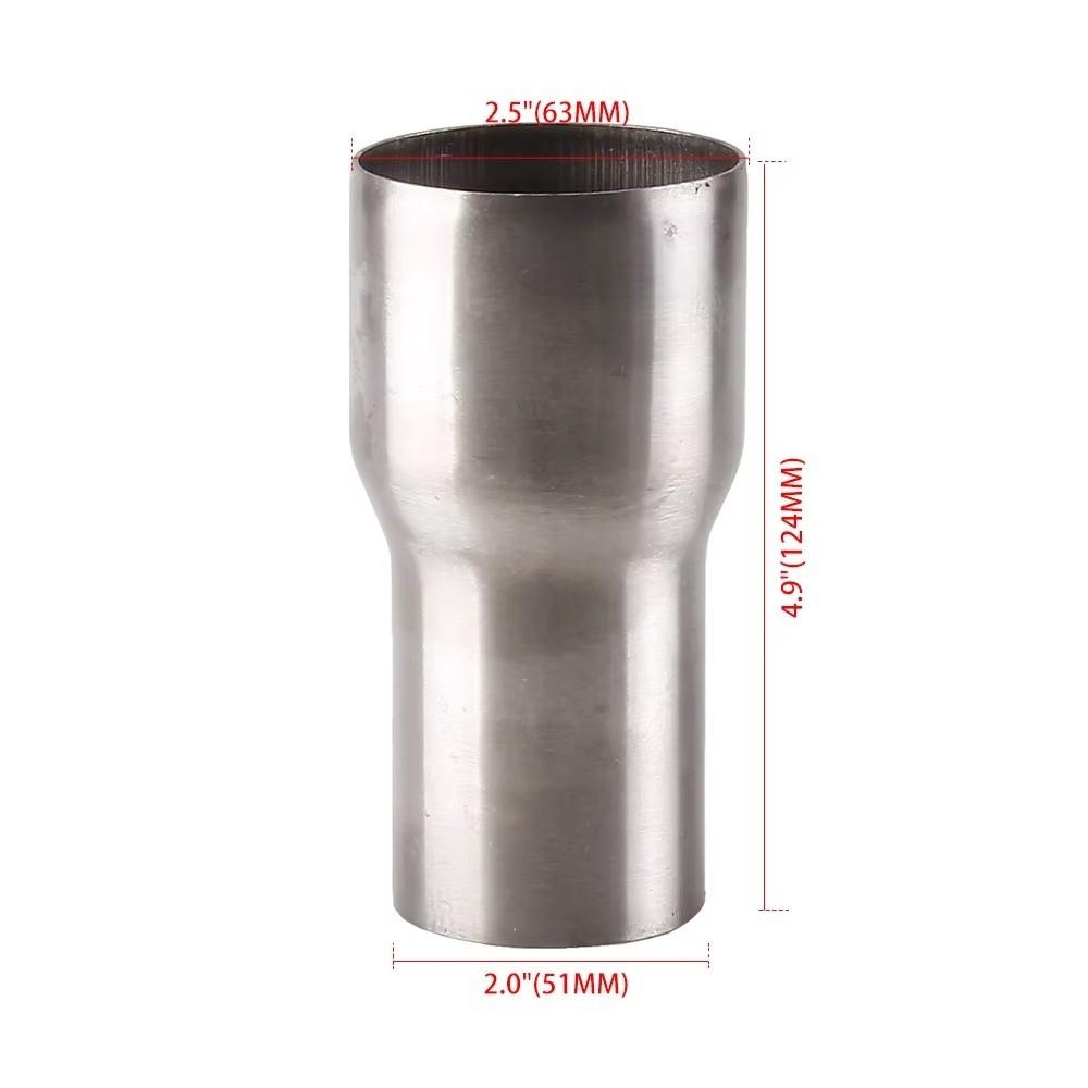 51/63/57/76mm Exhaust Reducer Connector Pipe Tube Car Exhaust Adapter  Car Accessories