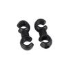 10 x Bike S   Clips   Holes Brake Gr Cable Housing Hose  s(Red)