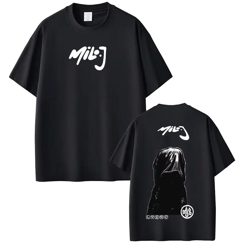 

Rapper Milo J Tour 2026 Graphic Tshirt Unisex Women Fashion Comfort Tshirt Shortsleeved Casual Vintage Gothic Punk Tshirts 2XL