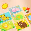 3D EVA Foam Sticker Set - 10PCS DIY Cartoon Animal Art Stickers for Kids Creative Learning & Classroom Craft Activities