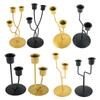 Candle Holder for Pillar Candles Stable Base Table Centerpiece Candlestick Holder for Mantel Fireplace Dining Desktop Home Decor