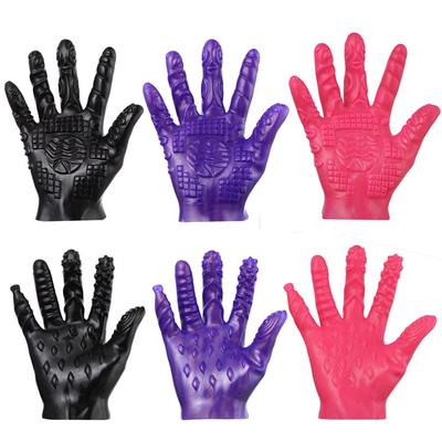 Erwachsene Sex Spielzeug Zubehör Sexy Erotische Handschuhe Anal Masturbator G-punkt Massage Sticks Handschuhe für Frauen Männer Sm