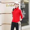 Trendy Three-Stripes Unisex Sports Suit: Customizable LOGO for Spring & Autumn