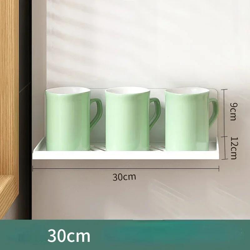 Kitchen Fridge Organizer Rack Magnetic Refrigerator Storage Shelf Wall Mounted Spice Rack Punch-Free Hanging Water Cup Holder