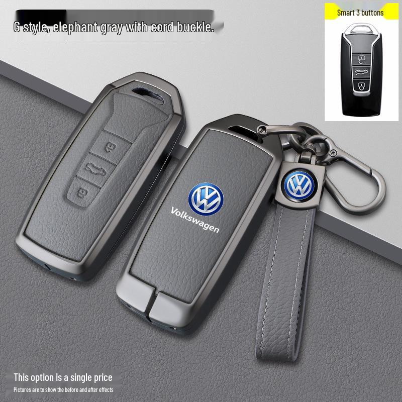 Volkswagen H-Model Elephant Gray Car Key Case