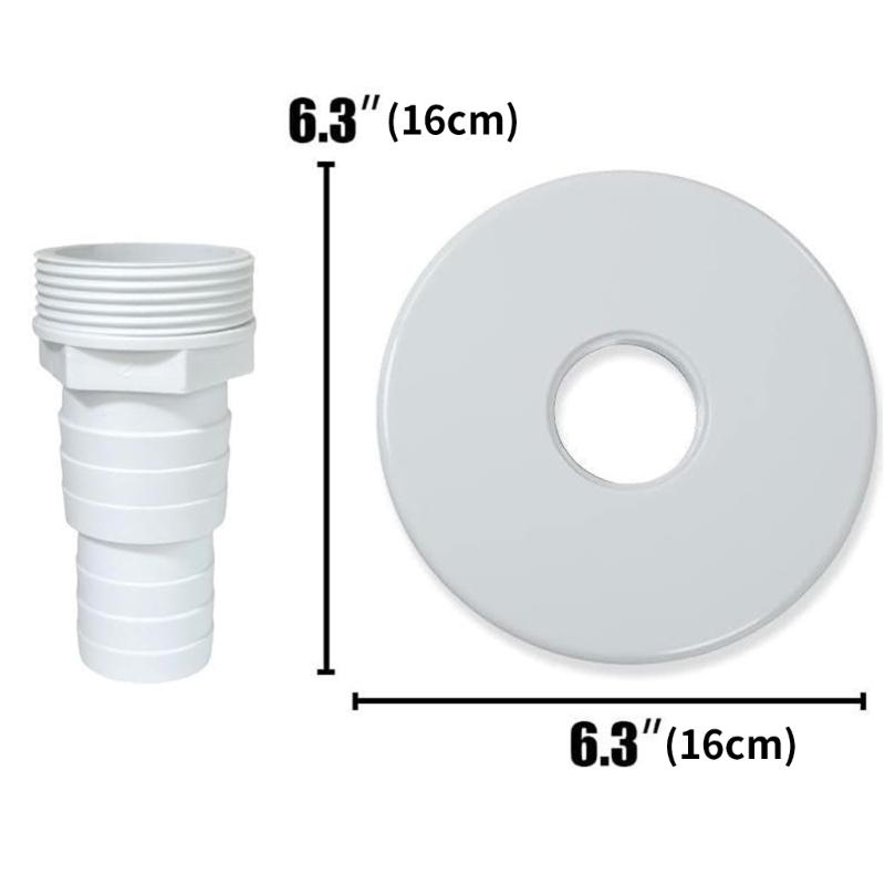 Pool Skimmer Vacuum Plate Replacement Above Ground Pool Adapter Plate for SP1090 Swimming Pool Cleaning Accessory