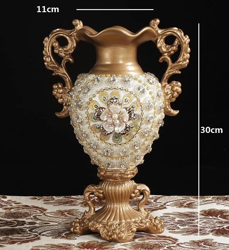 30CM Eiropas sveķu vāze Stereoskopisks žāvētu