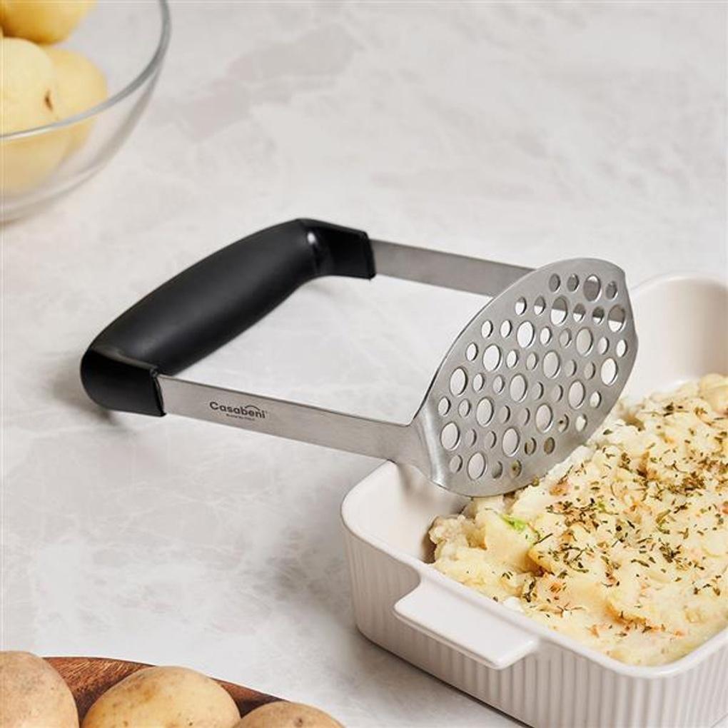 Casabenny Stalowy tłuczek do ziemniaków (Szeroki)