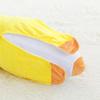 5070Cm Half Peeled Yellow Banana Plush Pillow Stuffed Soft Fruit Cushion Leg Body Support Sleeping Bolster Plushie Gift