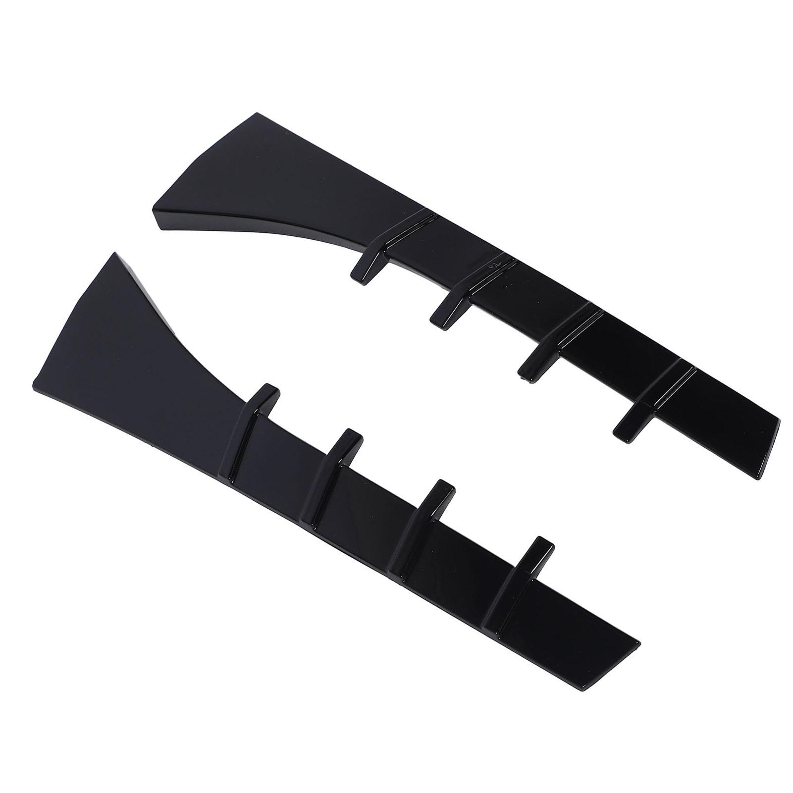Achterruit Zijspoiler, 1 Paar Links Rechts Zijdelings Afgeschuinde Ruitspoiler Afdekking Trim, Compatibel met 5 Serie F11 2011-2017 Glans, Glanzend B