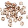 8mm Rhinestones Spacer Beads Rondelle Loose Beads Crystal Bead Spacer for Bracelets and Necklaces In Jewelry Crafts