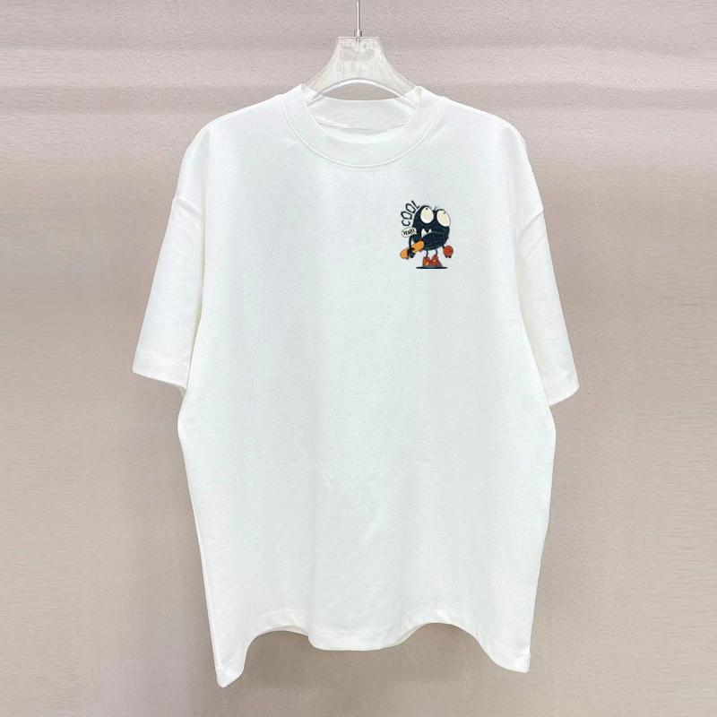 2025Printed Short Sleeve Plus Size Women's Short Sleeve T-Shirt Summer Loose Women's T-Shirt High Quality Letter Pattern