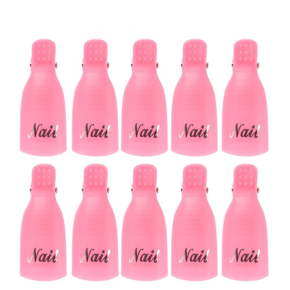 NN75 ACRYLIC GEL HYBRID REMOVAL CLIPS 10pcs