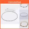 Vintage Sculpted Metal Waist Chain With Water Sparkles For Women Elegant Style