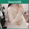 Women Mesh Top With Nylon Fabric Long Sleeve Sheer Lace Shirt For Spring Summer Fashion