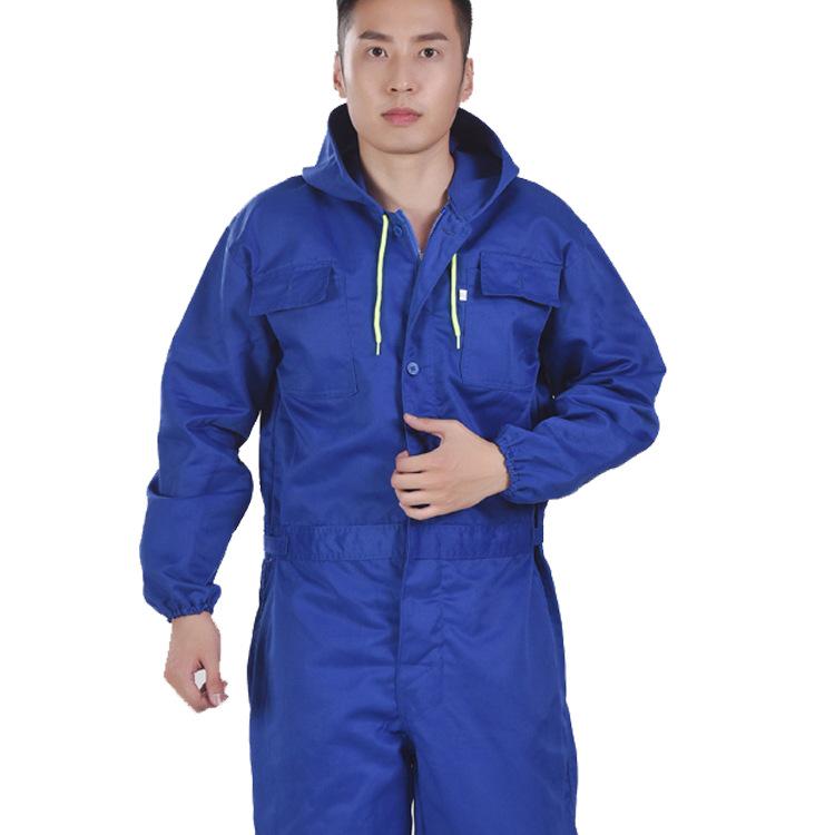 Men's Plus Size Dustproof & Stainproof Long Sleeve Work Jumpsuit
