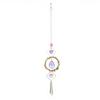Crystal Sun Catchers for Windows, Colorful Healing Light Crystal Suncatcher, Wind Chimes Pendant, Indoor Outdoor Patio Garden Decor Gifts