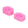 Silikonform Cartoon Kürbisform Lebensmittelqualität Form DIY Backwerkzeuge für Pudding Eis Kuchen Handgemachte Seife(Rosa )