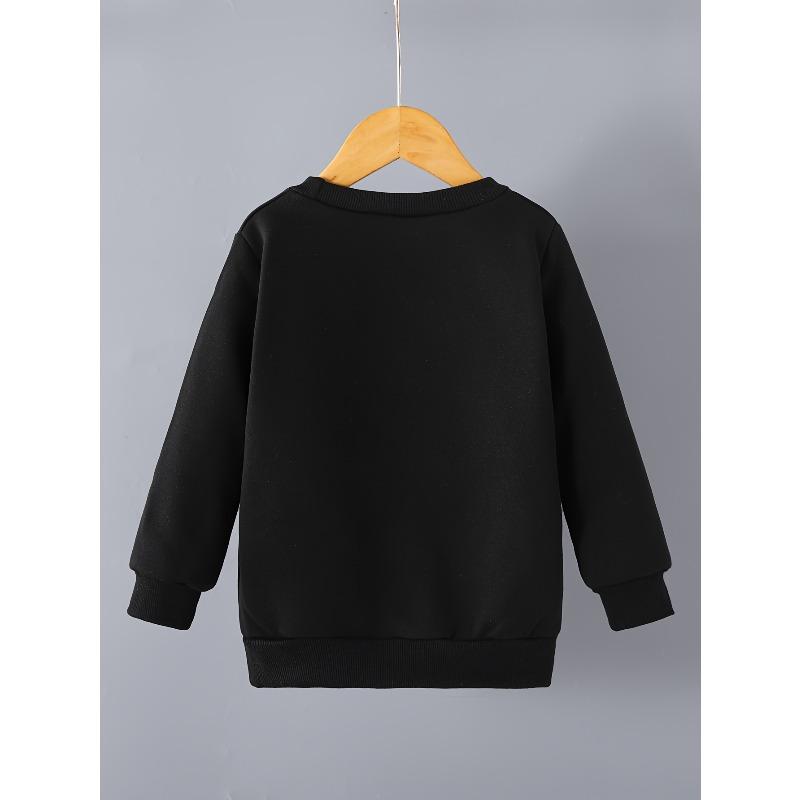 European sizes Fashionable Round-Neck Sweatshirt for Kids, Featuring Trendy Patterns And Prints. Suitable for Children Aged 3-10