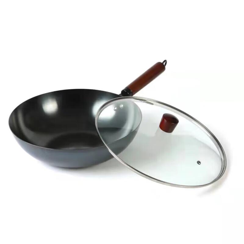 FMD 32cm Non-Coating Healthy Iron Wok