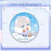 Love and Deepspace 58MM Badge Sylus Rafayel Zayne Xavier Caleb Anime Cosplay Cartoon Emblem Brooch Pin Fans Collection Deco Gift