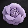 Korean Handmade Sewing Gifts Jewelry Women Accessories PU Leather Camellia Flower DIY Craft Supplies Corsage