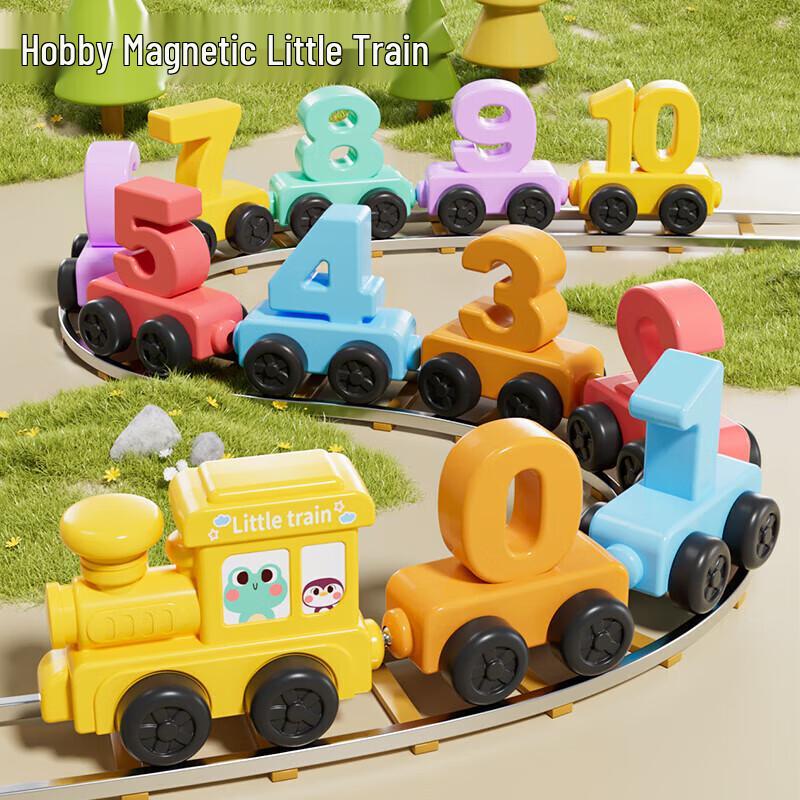 Обучающий магнитный набор «Поезд с цифрами»