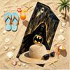 Toalha de Praia com Estampa do Batman, Toalha de Praia Versátil Leve Absorvente para Piscina Surf Yoga Banheiro, Perfeita para Presente de Aniversário Feriado
