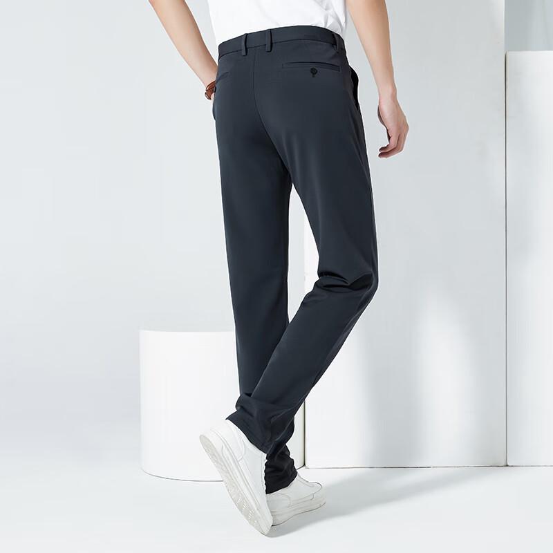 Men's Thickened Straight-Leg Casual Pants FXL8K002-S3