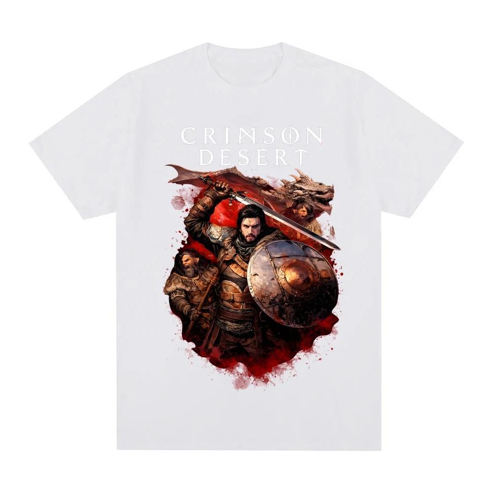 Crimson Desert 2026 Summer New Style T-Shirt Comfortable High Quality Tees Action-adventure Video Games Printing Round Neck TEES