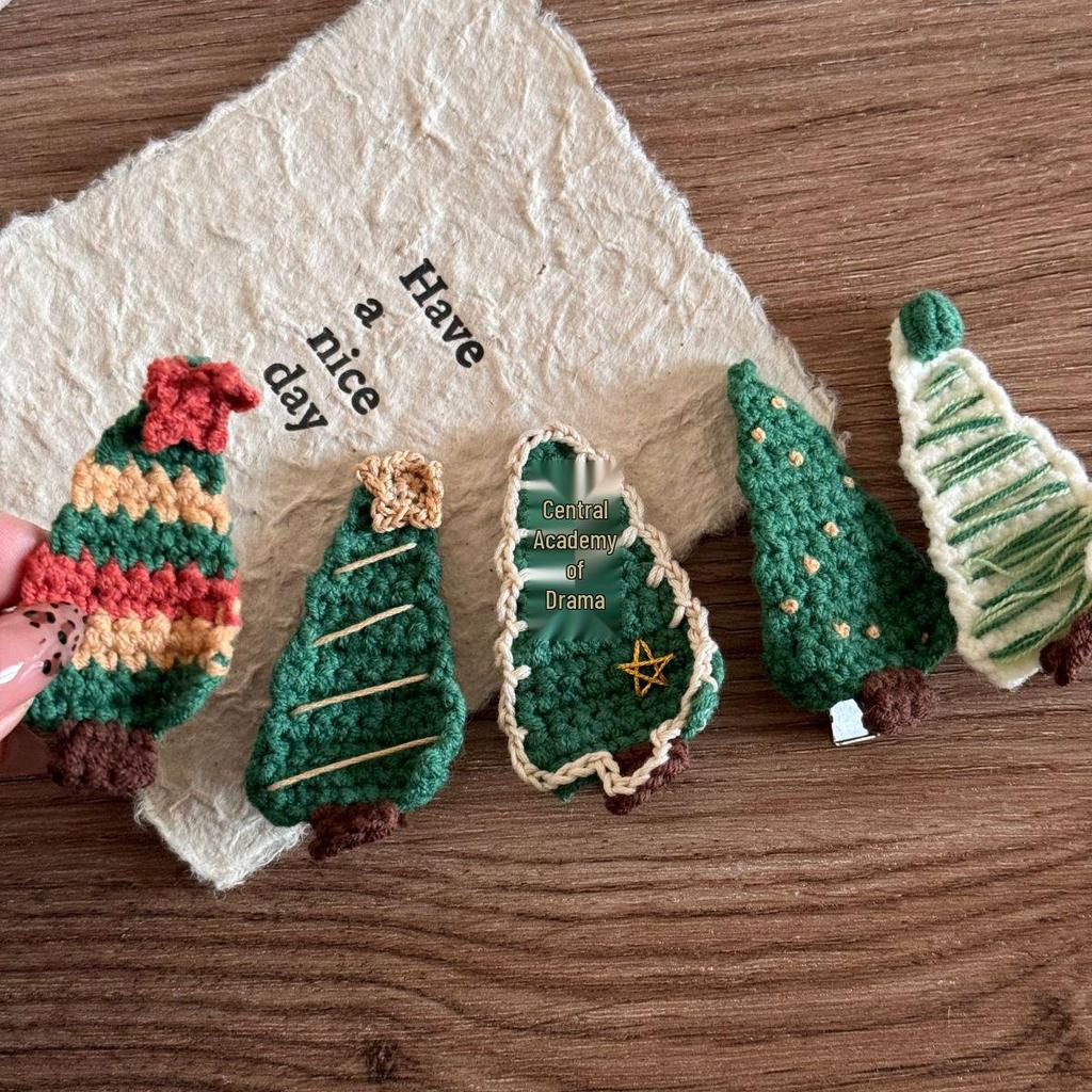 Christmas Series Woolen Hair Clips for Kids - Cute Side, BB & Bangs Clips Hair Accessories