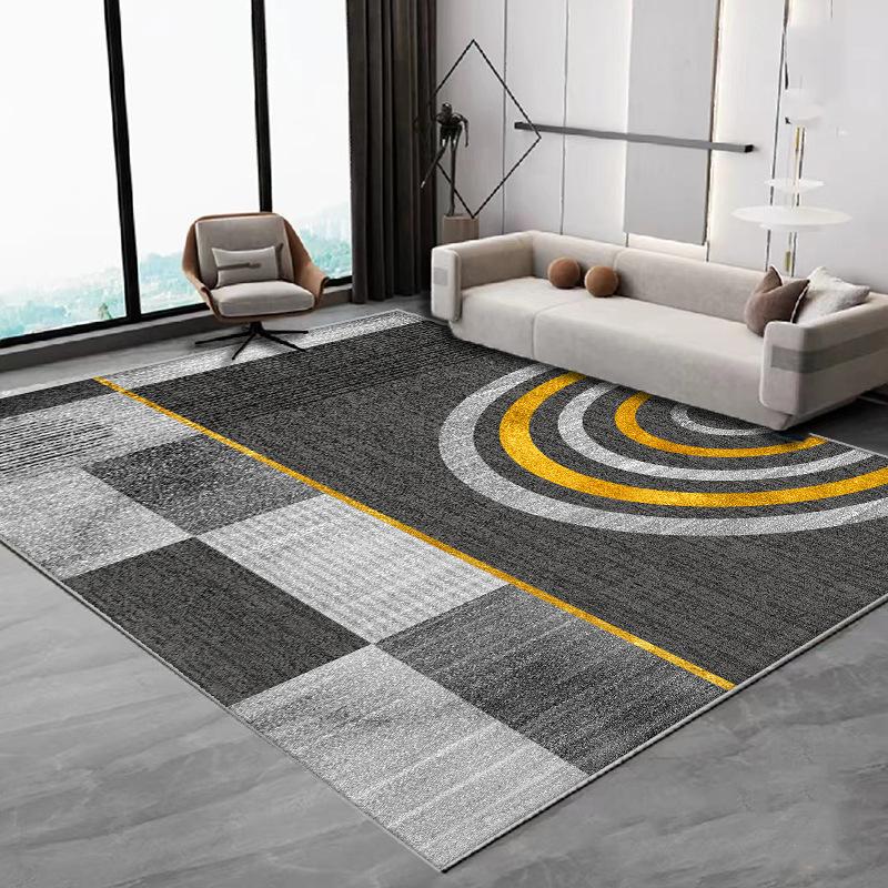 

VIKAMA Nordic Minimalist Living Room Carpet, Easy-To-Clean Sofa and Coffee Table Pad, Bedroom Full Carpeting, Home Decoration 80x120cm 31x47inch