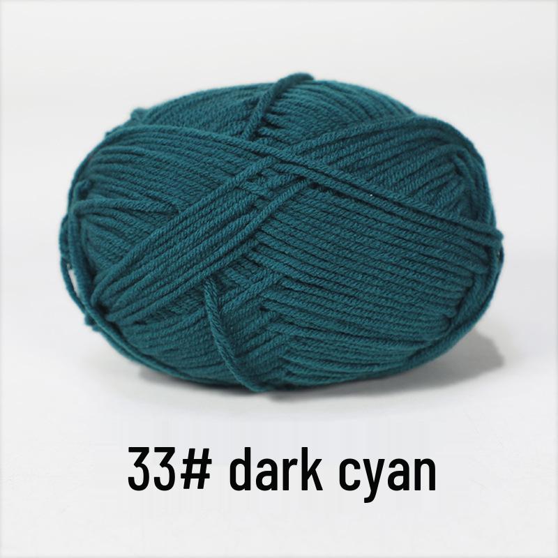 Baby 4-lagiges Milchbaumwollgarn zum Stricken von DIY-Schals oder Decken