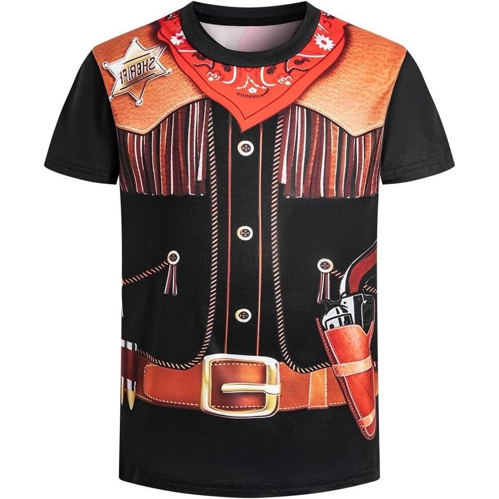 Wacky Spoof Pirate Digital Print T Shirt With Breathable Polyester For Youth Summer Casual Wear