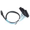MINI SAS Cable Compact Portable SFF 8087 To 8482 SATA Adapter for ServeRAID MR10i