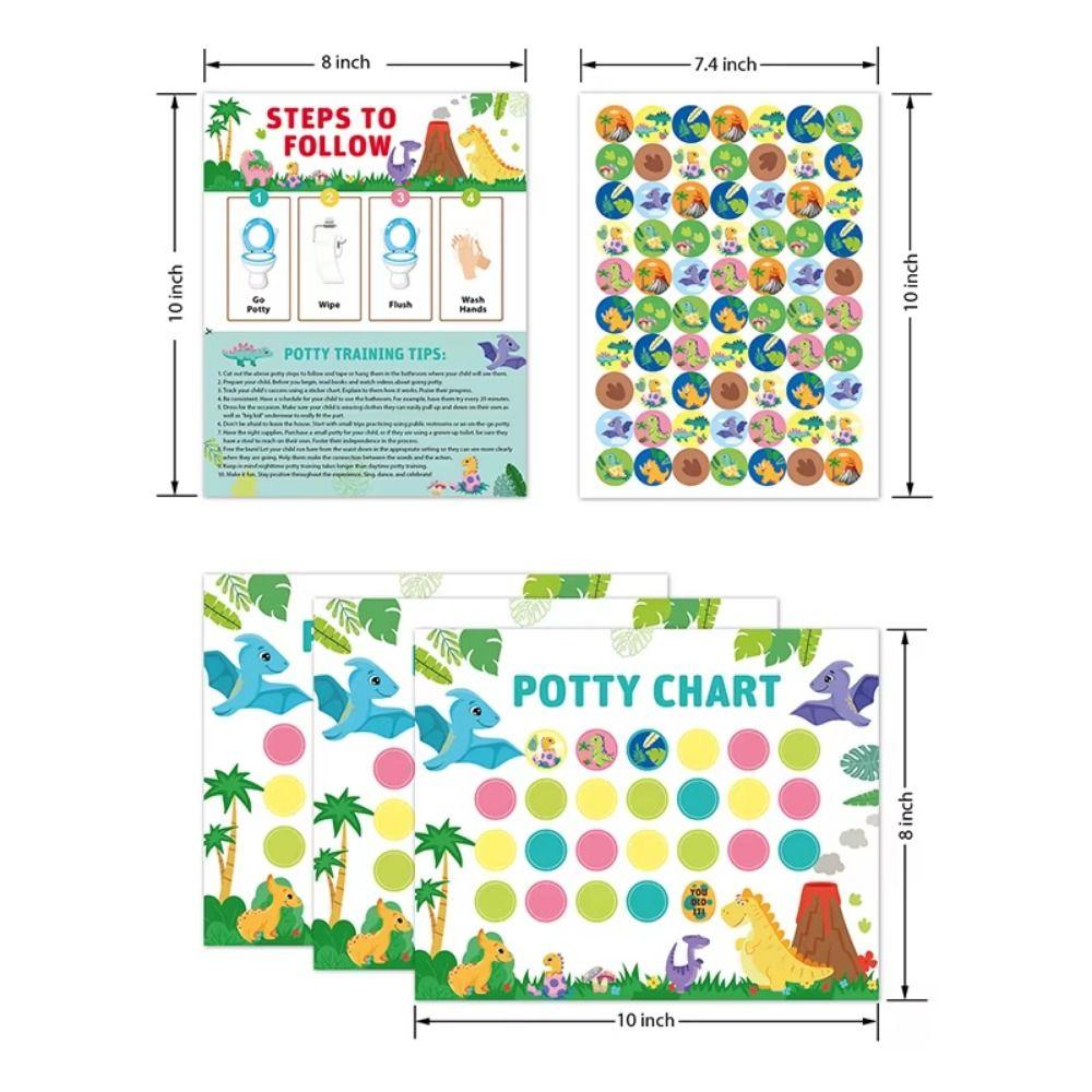 Multi-functional Toilet Habits Reward Stickers Toilet Habit Sticker Chart  Children/Kids