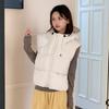 Cotton Vest Women Fall/winter New Students Hooded Thickened Cotton-padded Jacket Vest Cotton Waistcoat Short Vest Women's Coat