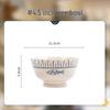 Ru Han Hand-Painted Blue Algae Fish Ceramic Rice Bowl