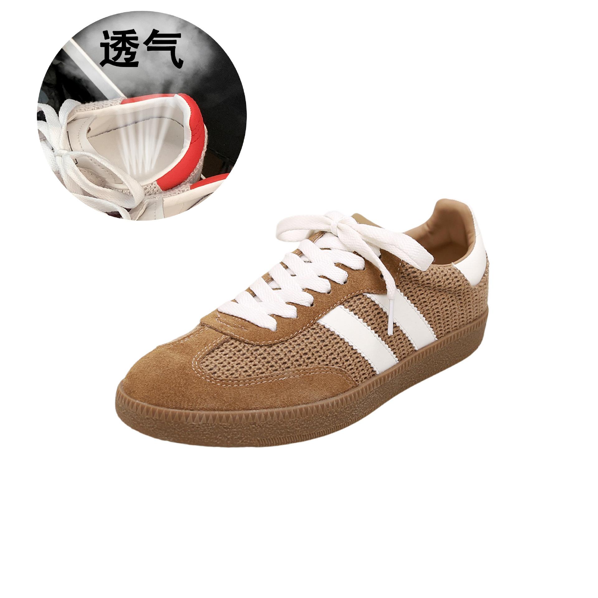 

Новая сетчатая летняя дышащая и легкая спортивная и повседневная обувь из коровьей кожи, женская на шнуровке 40