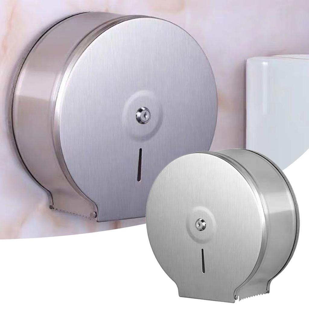 Paper Towel Holder Stainless Steel Satin Finish Waterproof Toilet Paper Holder Tissue Dispenser