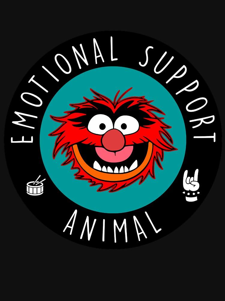 The Animals Muppets Animal Emotional Support Animal Drummer Classic T-Shirt