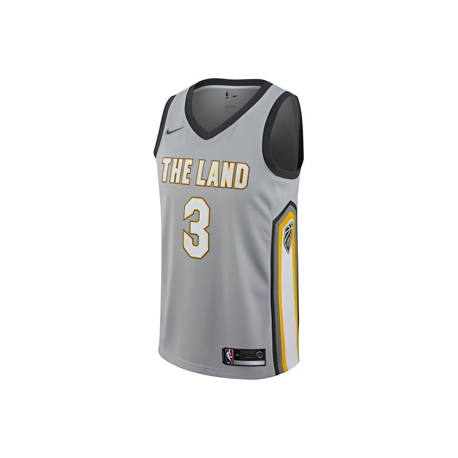 Nike NBA Sports Basketball Jersey SW Fan Edition Cavaliers City Limited Thomas 3 Men Jerseys Gray 912087-011
