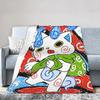 Yokai Watchs  Flannel Blanket Spring  Super Soft Bedding Throws For Boy Girl Outdoor Funny Bedspread Sofa Bed Cover